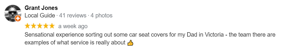 car seat cover review