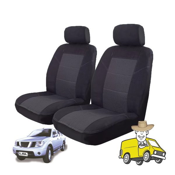 Esteem Fabric Seat Cover to Nissan Navara Dual Cab D40