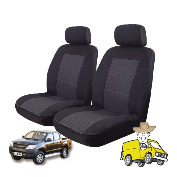 Esteem Fabric Seat Cover to Suit Toyota Hilux Double Cab SR SR5 2005