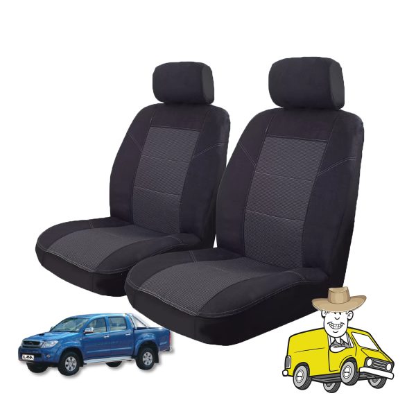 Esteem Fabric Seat Cover to Suit Toyota Hilux Double Cab SR SR5 2009