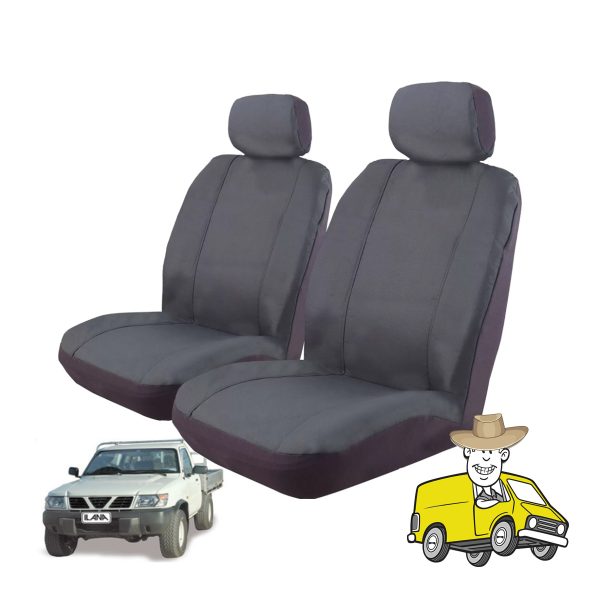 Outback Canvas Seat Cover to Suit Nissan Patrol Single Cab GU DX