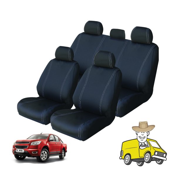 Velocity Neoprene Seat Cover to Suit Holden Colorado Crew Cab RG