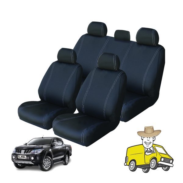 Velocity Neoprene Seat Cover to Suit Mitsubishi Triton Double Cab MQ