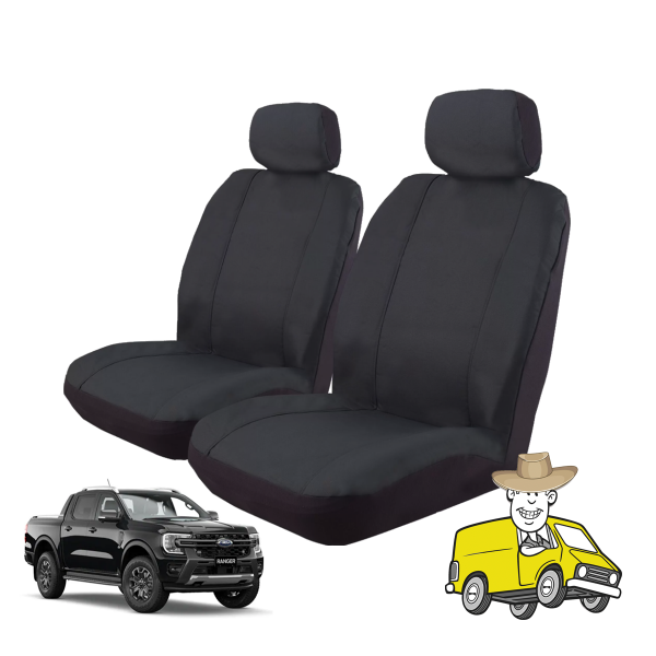 Outback Canvas Seat Cover to Suit Ford Ranger Next Gen Double Cab XLT Sport Wildtrak
